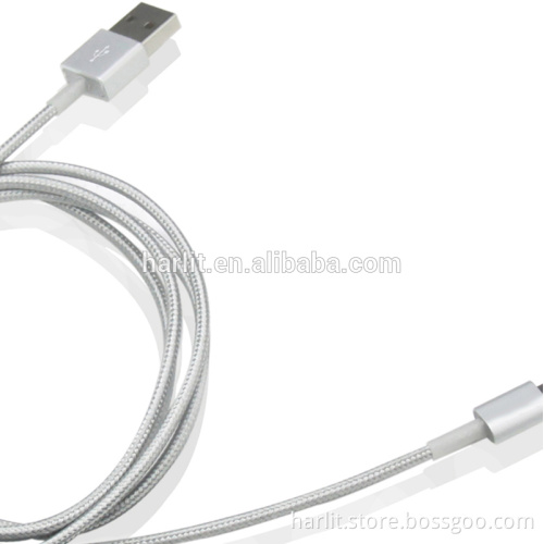 USB Type C Magnetic Charge Cables Nylon Fabric Braided Charge Cable With Aluminum Plated USB C Magnetic Connectot